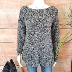 Vince Camuto soft knit marled yarn sweater tunic